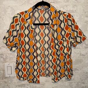 Retro Wave Pattern  Shirt